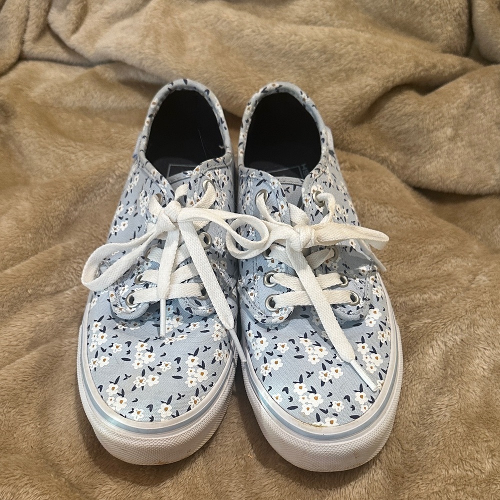 Vans Blue Floral women Sneakers